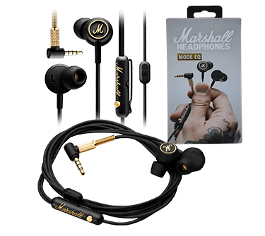 Auriculares Marshall Mode Jack 3,5 mm Negro Auriculares Marshall Mode Jack 3,5 mm Negro
