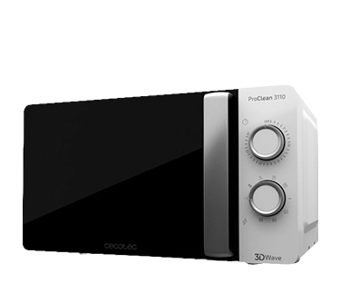 Microondas Cecotec ProClean 3110 20 L 700 W Tecnología 3DWave negro Microondas Cecotec ProClean 3110 20 L 700 W Tecnología 3DWave negro