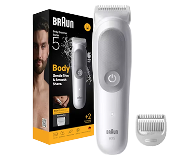 Afeitadora Braun BG5500 Series 5 Gentle Trimmer & Smooth Shave