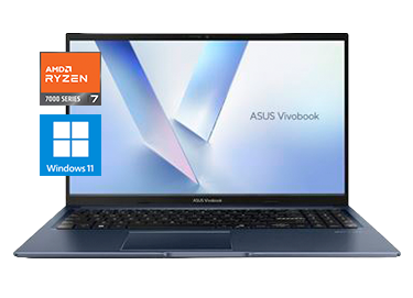 Ordenador portátil Asus Vivobook 15 M1502XA-BQ003W, Ryzen 7 7840HS, 8GB RAM, 512GB SSD, Windows 11 Home, 15.6