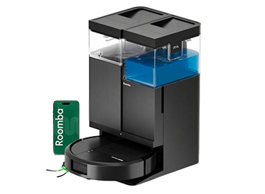Robot aspirador y friegasuelos iRobot Roomba Plus 515 Combo con Base AutoWash Negro