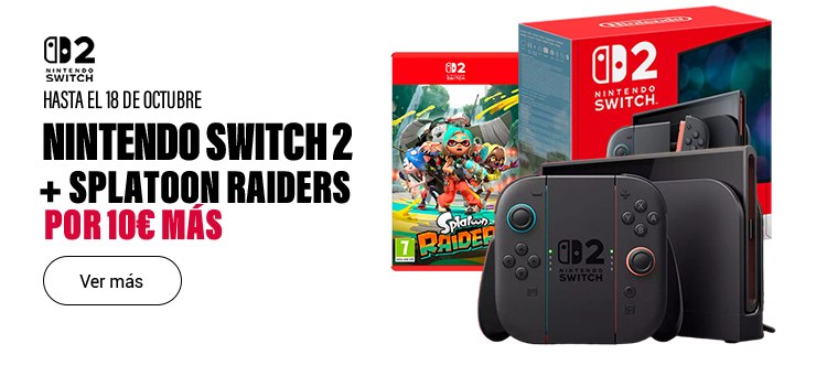 Nintendo Switch 2 + Splatoon Raiders por 10&euro; más