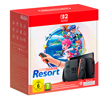 Pack Switch 2 + Switch Sports Resort + 3 meses Switch Online