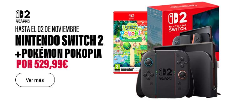 Nintendo Switch 2 + Pokémon Pokopia por 529,99&euro;