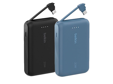 BELKIN POWERBANK 10000 mAh con cable integrado USB-C Negra BELKIN POWERBANK 10000 mAh con cable integrado USB-C Negra
